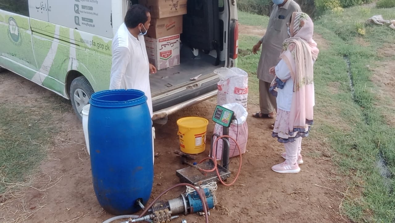 معیاری دودھ کی فراہمی کے لیے پنجاب فوڈ اتھارٹی سرگودھا کا ملاوٹ مافیا کے خلاف آپریشن جاری