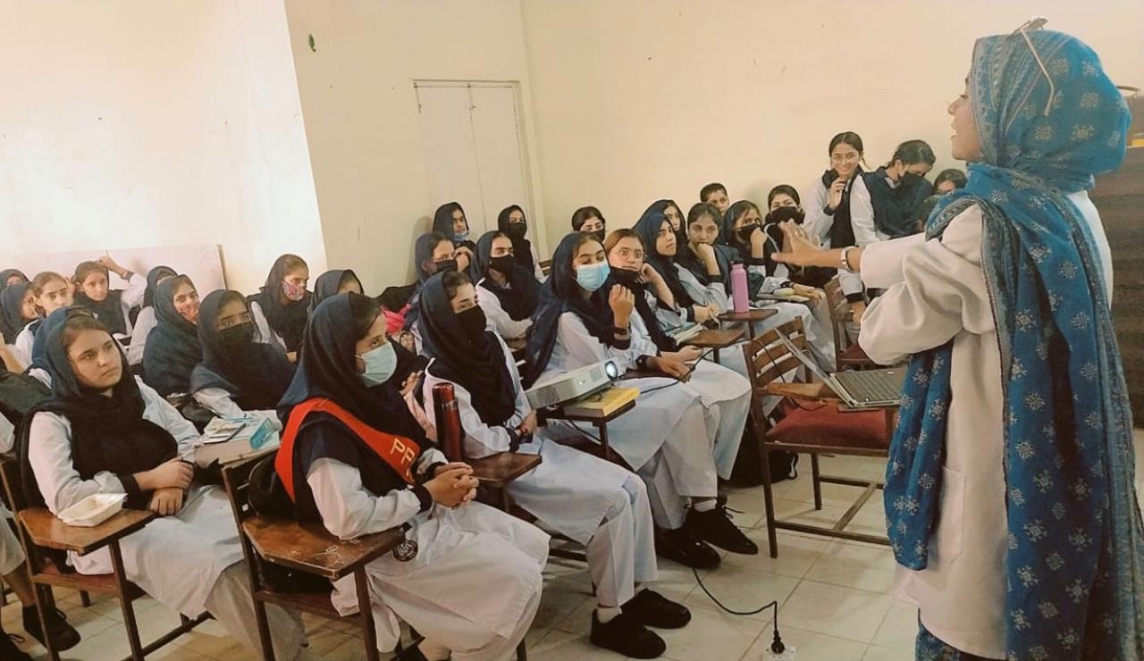 Nutrition Awareness Seminar at The Best Group of College Girls Campus, Gujrat